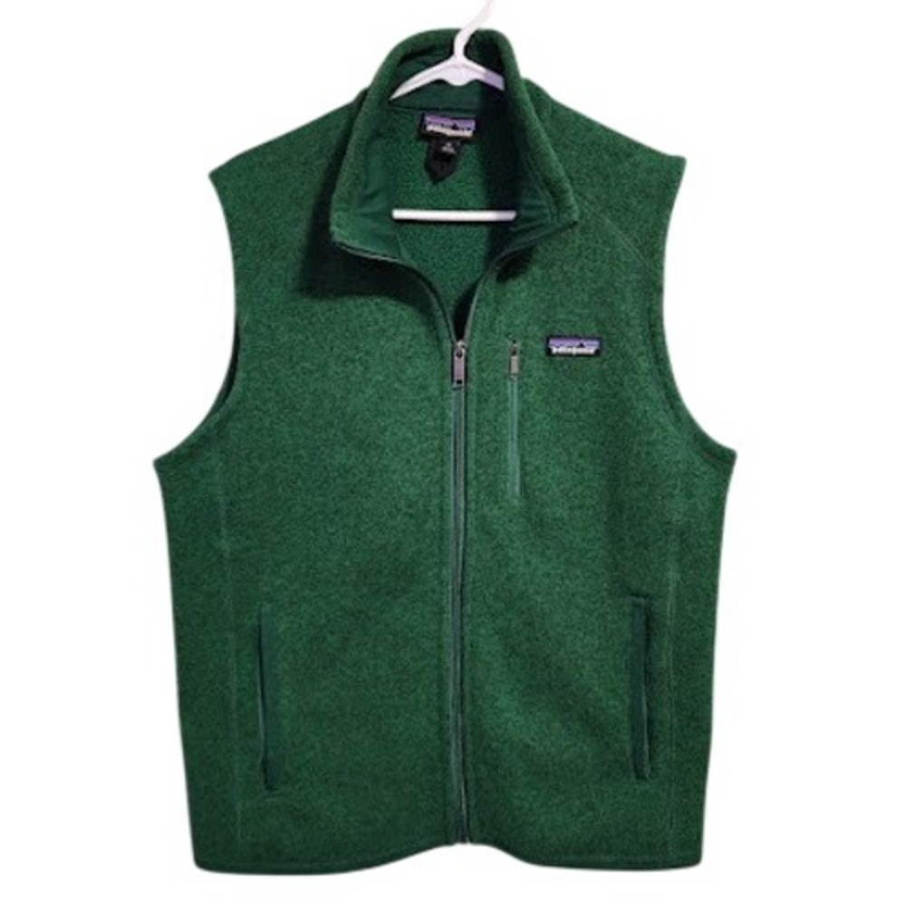 Patagonia Better Sweater Fleece Vest Green Full Zip Gorpcore M